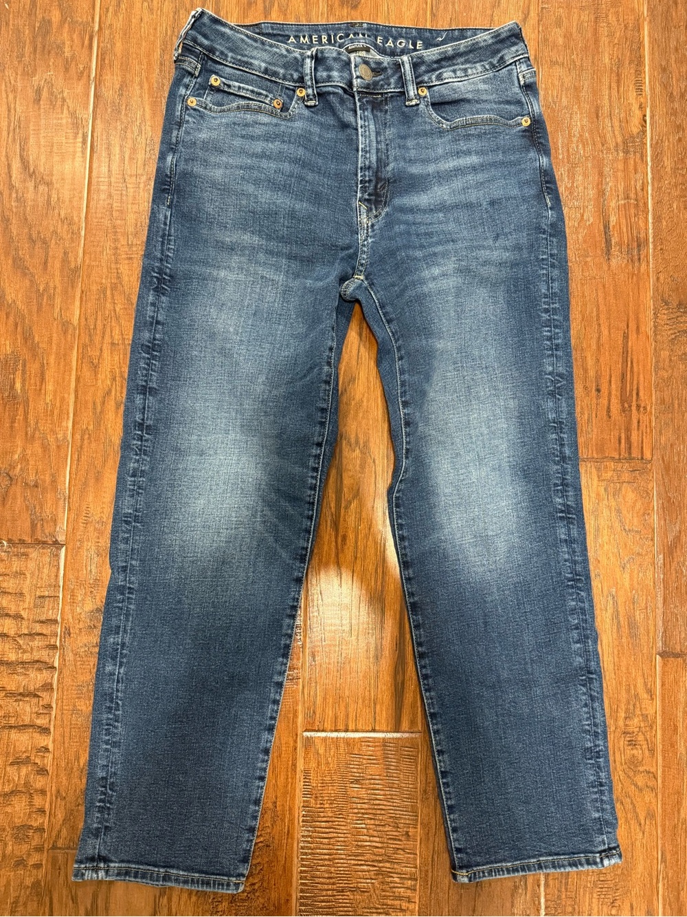 American Eagle Outfitters Men's Medium Blue Straight Jeans 30 X 30